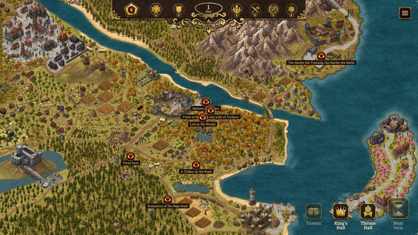 Игра The Succession of Changing Kings, скриншот