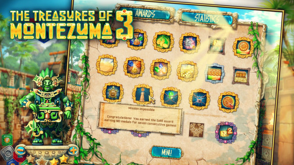 Игра The Treasures of Montezuma 3, скриншот