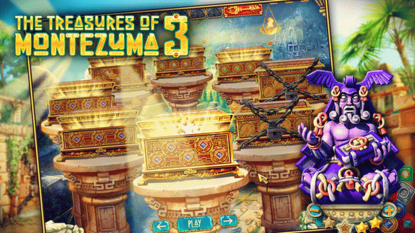 Игра The Treasures of Montezuma 3, скриншот