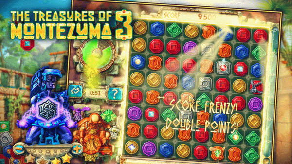 Игра The Treasures of Montezuma 3, скриншот