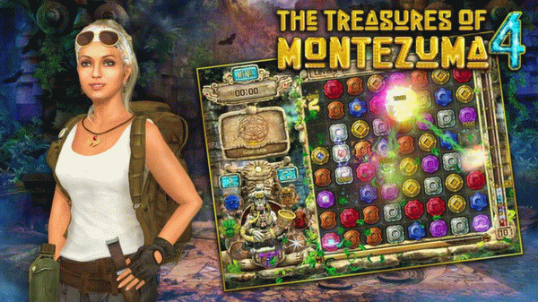 Игра The Treasures of Montezuma 4, скриншот