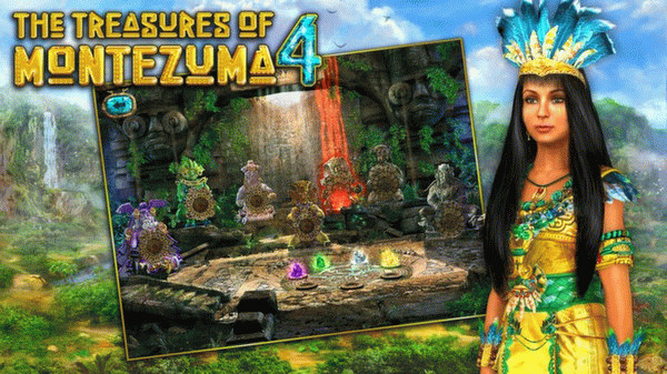 Игра The Treasures of Montezuma 4, скриншот