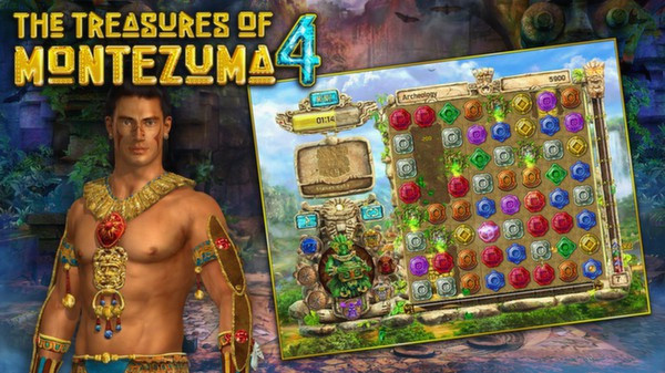Игра The Treasures of Montezuma 4, скриншот