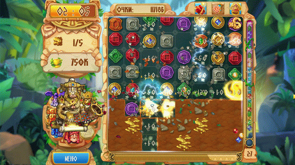 Игра The Treasures of Montezuma 5, скриншот