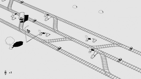 Игра The Trolley Solution, скриншот