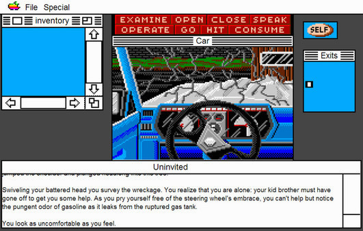 Игра The Uninvited: MacVenture Series, скриншот