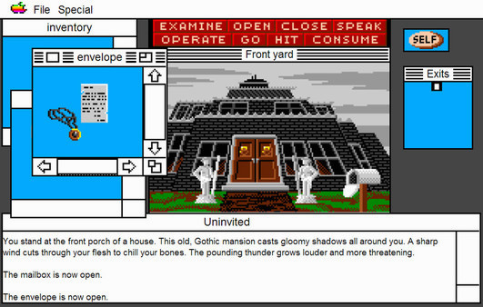 Игра The Uninvited: MacVenture Series, скриншот