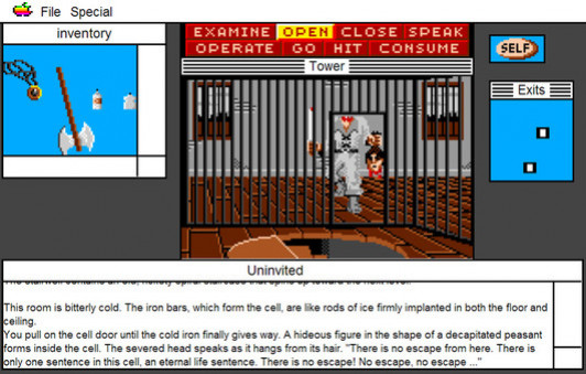 Игра The Uninvited: MacVenture Series, скриншот