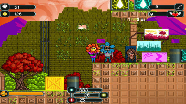 Игра The Valley of Super Flowers, скриншот
