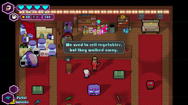 Игра The Walking Vegetables, скриншот