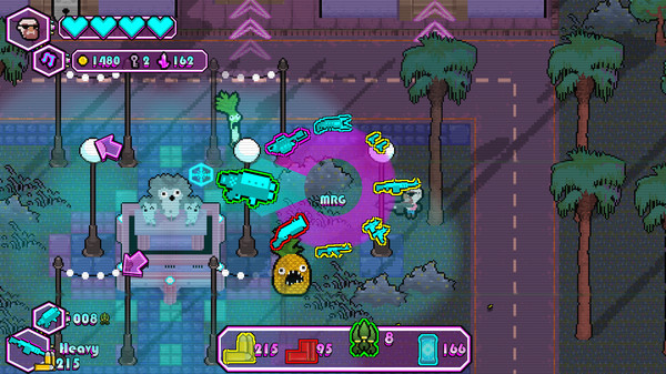 Игра The Walking Vegetables, скриншот