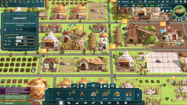 Игра The Wandering Village, скриншот