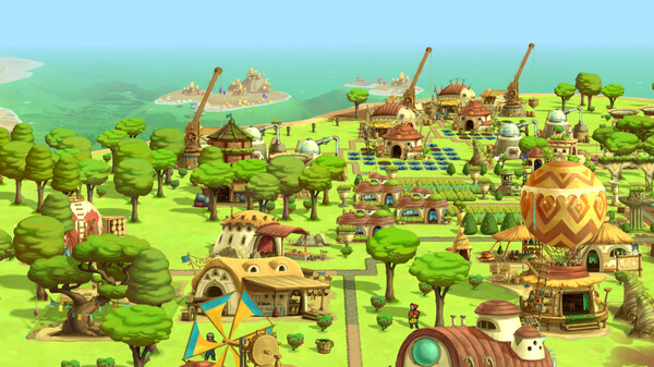 Игра The Wandering Village, скриншот