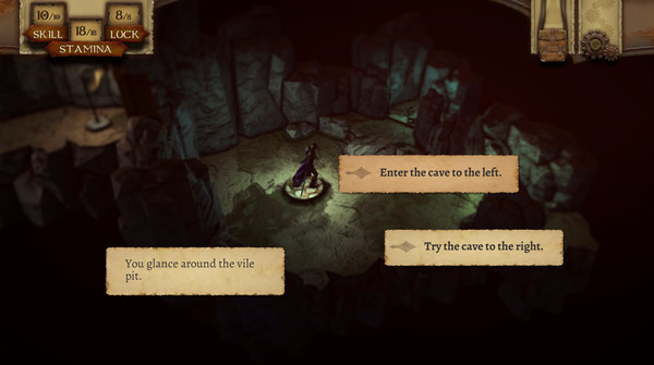 Игра The Warlock of Firetop Mountain, скриншот