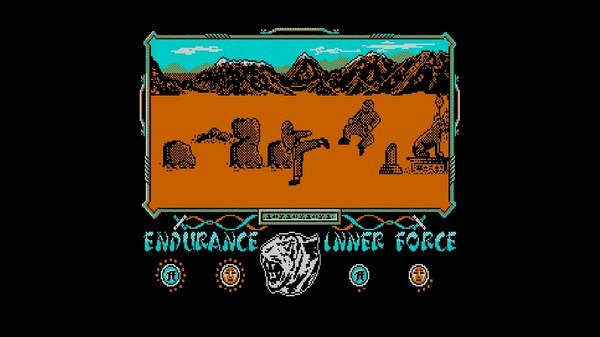 Игра The Way of the Tiger (CPC/Spectrum), скриншот