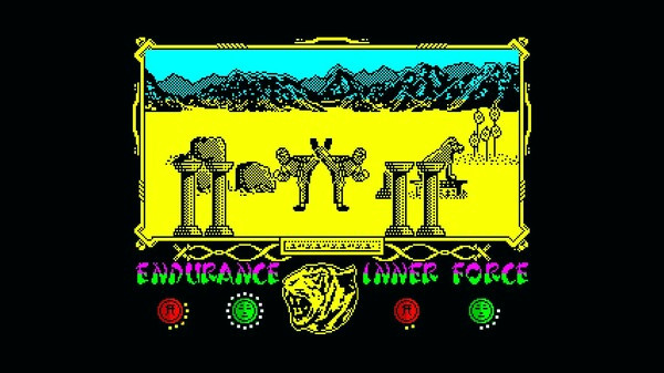 Игра The Way of the Tiger (CPC/Spectrum), скриншот