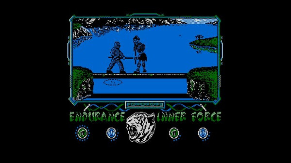 Игра The Way of the Tiger (CPC/Spectrum), скриншот