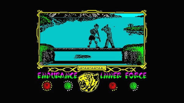 Игра The Way of the Tiger (CPC/Spectrum), скриншот