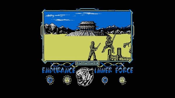 Игра The Way of the Tiger (CPC/Spectrum), скриншот