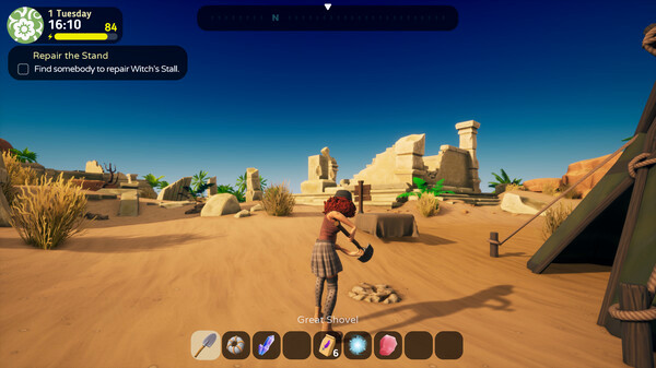 Игра The Witch of Fern Island, скриншот