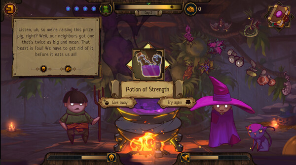 Игра The Witch's Cauldron, скриншот