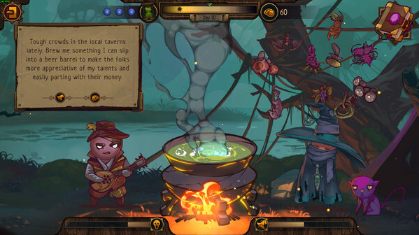 Игра The Witch's Cauldron, скриншот