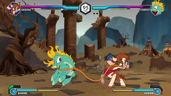 Игра Them's Fightin' Herds, скриншот