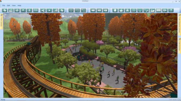 Игра Theme Park Studio, скриншот
