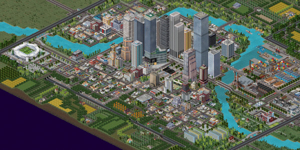 Игра TheoTown, скриншот