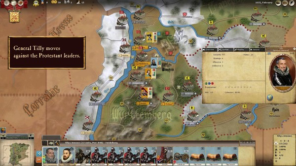 Игра Thirty Years' War, скриншот
