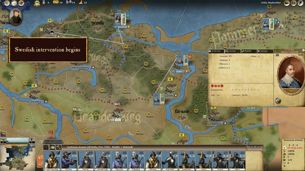 Игра Thirty Years' War, скриншот