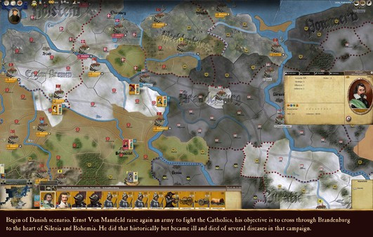 Игра Thirty Years' War, скриншот