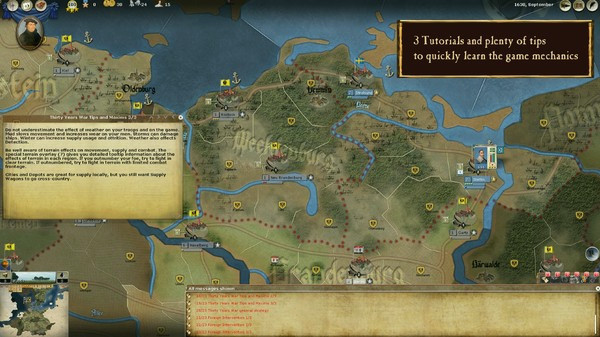 Игра Thirty Years' War, скриншот
