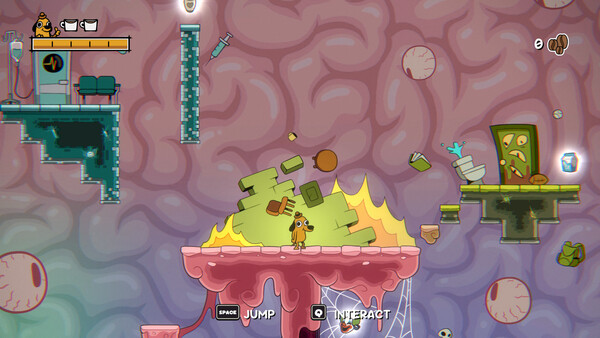 Игра This Is Fine: Maximum Cope, скриншот