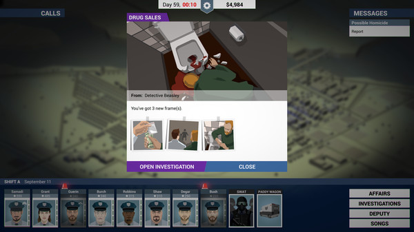 Игра This Is the Police, скриншот