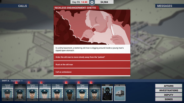 Игра This Is the Police, скриншот