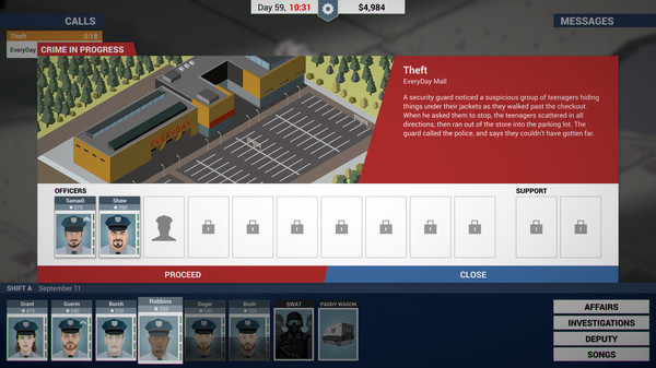 Игра This Is the Police, скриншот