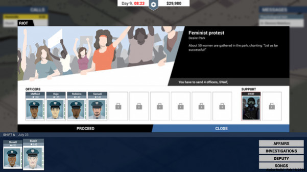 Игра This Is the Police, скриншот