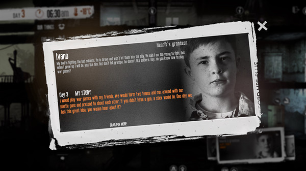 Игра This War of Mine: The Little Ones, скриншот