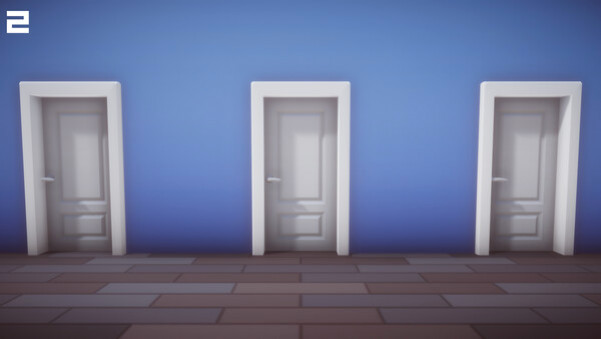 Игра Three Doors, скриншот