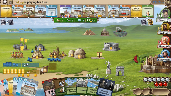 Игра Through the Ages, скриншот
