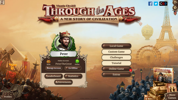 Игра Through the Ages, скриншот