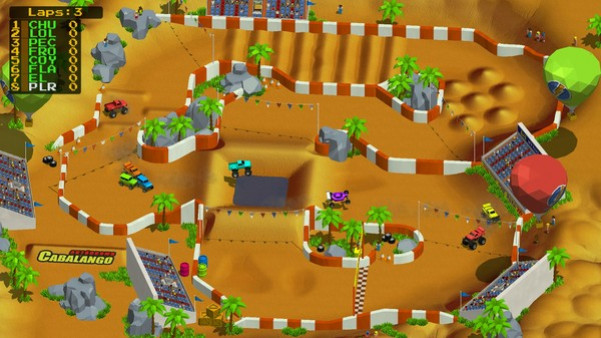 Игра ThunderWheels, скриншот