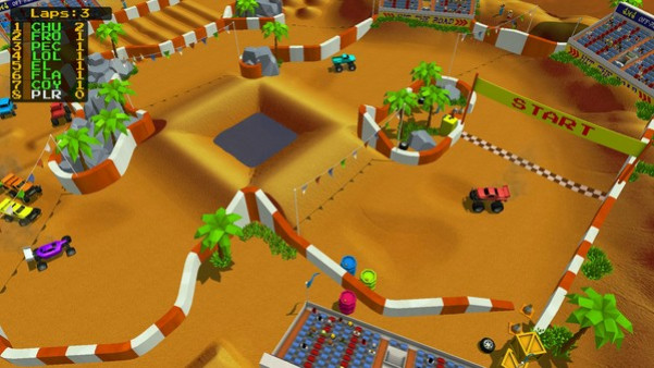 Игра ThunderWheels, скриншот