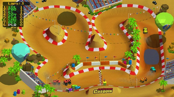Игра ThunderWheels, скриншот