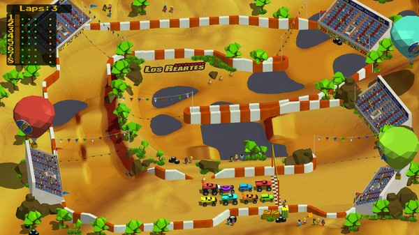 Игра ThunderWheels, скриншот