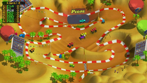 Игра ThunderWheels, скриншот