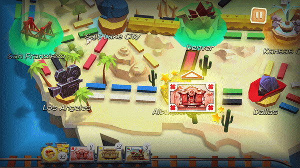 Игра Ticket to Ride: First Journey, скриншот