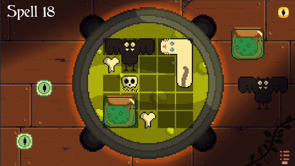 Игра Tidy Cauldron, скриншот