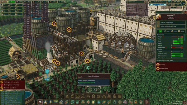 Игра Timberborn, скриншот